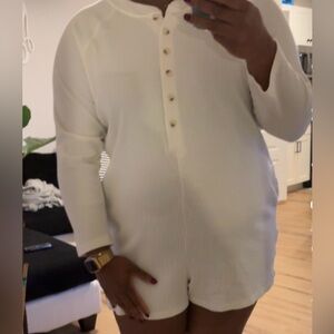 Old Navy Plush Ribbed Long Sleeved Bodysuit. Size XL